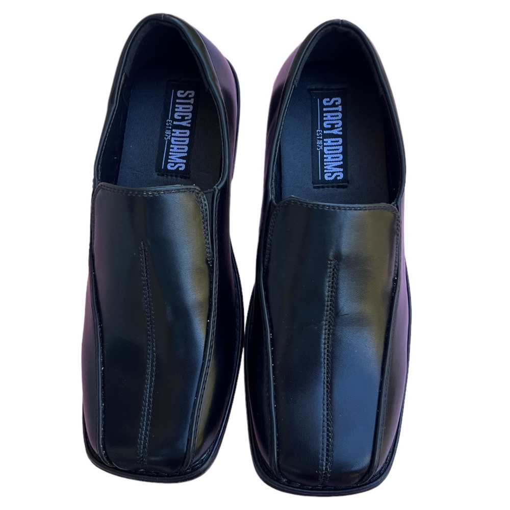 STACY ADAMS BIG BOY SLIP ON DRESS SHOES SIZE 5M NEW - Picture 2 of 5